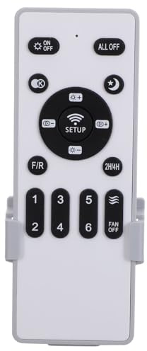 HOMOCONO Control remoto para lámpara de ventilador: interruptor infrarrojo portátil - Control remoto de repuesto para luces de ventilador de techo - Controlador universal para electrodomésticos