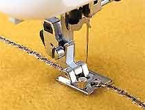 Brother SA141 Braiding Foot Silver