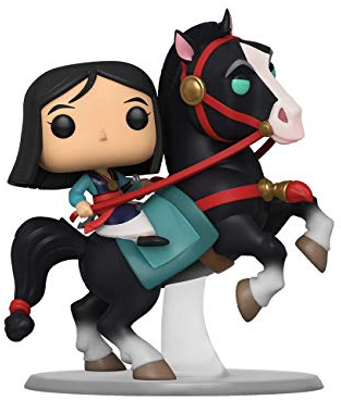 Funko Pop! Rides Mulan On Khan - Vinyl-Sammelfigur - Geschenkidee - Offizielle Handelswaren - Spielzeug Für Kinder und Erwachsene - Movies Fans - Modellfigur Für Sammler und Display