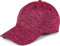 styleBREAKER Unisex Baseball Cap mit melierter Oberfläche, 6-Panel Basecap, Klettverschluss verstellbar 04023083, Farbe:Pink meliert