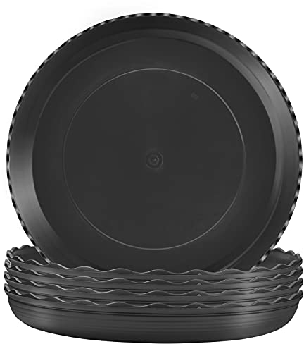 TStarJungle 5 Pack Plant Saucers, Flower Pot Drip Trays for Indoor/Outdoor Plants Garden Saucers Plant Pot Saucer Trays, Surface Protection for Household Plants - 20cm