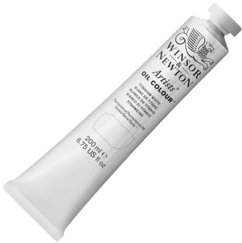 WN Olio Artists Oil Colour 200ml Bianco di titanio