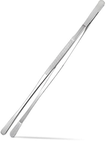 Alfresco Pinze da Cucina, 30cm Pinza Cucina Professionali, Acciaio Inossidabile Pinze Chef, Pinzette Cucina, Pinza per Spaghetti, Adatto per Cucina, Barbecue, Ristorante