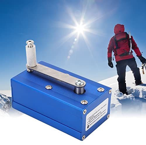 Hand Generator Crank High Power Phone Charger with COB Light for Emergency Survival,Outdoor Generators Portable Power Cell Phone Chargers Power Adapters Portable Power Banks