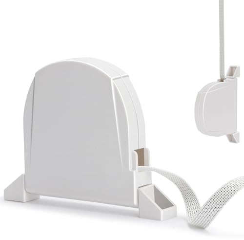 Oumuik Roller Blind Belt Winder Surface-Mounted 14 mm Joint Roller Blind with 5 m Roller Blind Tape 14 mm - 180° Swivel Roller Blind Tape Winder