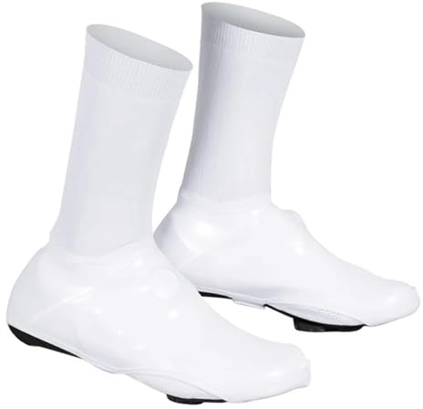 HINAYOSAN Ciclismo Impermeabile Inverno Termico Caldo Biciclette Pieno Soprascarpe Per Uomini e Donne Strada Mountain Bike Stivaletti Ciclismo, bianco, Taglia unica