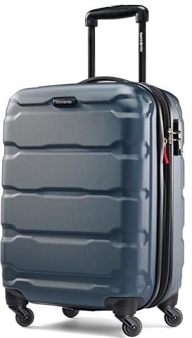 Samsonite Omni Pc Hardside Equipaje expandible con Ruedas giratorias, Teal (Verde) - 68308-2824