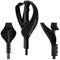 Zipline Ski Handschutz - Universal, Schwarz, für Skistöcke mit 14-18 mm Schaft, für Erwachsene, Fortgeschrittene Skifahrer, Unisex, Skistockschutz, Ski-Pole-Protector