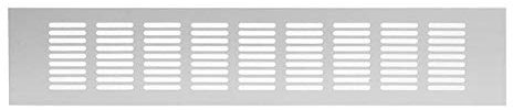 Aluminium Silver Ventilation Grille 60 x 500 mm Sokkel Grille Radiator Grille