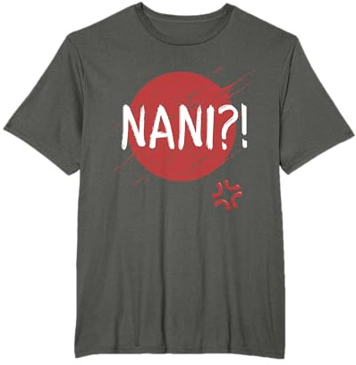 Nani! Quoi? T-Shirt Manga Drôle pour Fans Animé Japonais T-Shirt