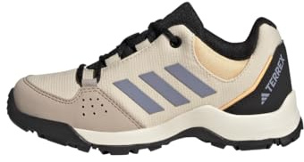 adidas Unisex niños Terrex Hyperhiker Low Hiking Shoes, Sand / Silver Violet / Acid Orange, 39 1/3 EU