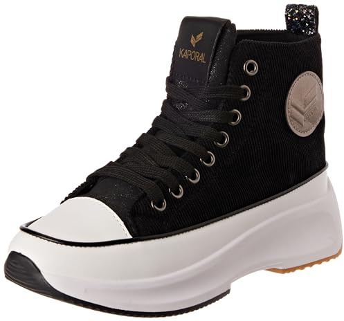 Kaporal Femme Christa, Noir Velours, 38 EU