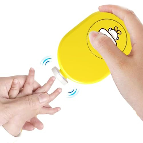 Lnhgh Elektrisk babynagelklippare, babynagelklippare för spädbarn och småbarn, elektrisk nagelklippare, säkrare än babynagelklippare, nagelklippare, babyverktyg för skötsel och manikyr