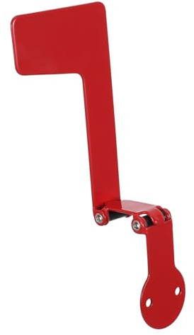 STAHAD Kit Bandiera Sostitutiva Rossa per Cassetta Postale da Parete, Accessorio per Cassette Postali in Metallo, Legno e Pietra, Resistente alle Intemperie Installazione Rapida