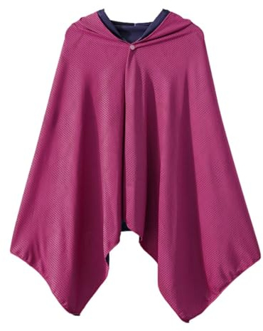 Generisch Mantello protettivo solare, asciutto, morbido, leggero, portatile, con cappuccio, lungo, per alpinismo, sport all'aria aperta, abbigliamento protettivo solare per uomo e donna, sciarpa