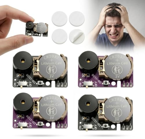 4 Piezas Generador de Ruido Molesto, Aleatorios Pitidos Críquet Dispositivo