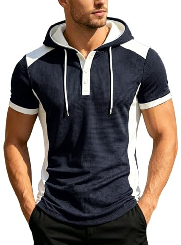 Générique T-Shirt pour Homme-Sweat à Capuche décontracté pour Homme Coupe Moderne avec Poche Pratique Parfait pour Un Usage Quotidien et Les Loisirs (Navy, S)