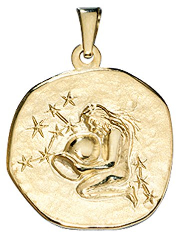 Jobo Anhänger Sternzeichen Wassermann 333 Gold Gelbgold Sternzeichenanhänger