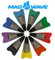 Mad Wave Pool Farbe Kurz Flossen, Unisex, Pool Colour Short, schwarz, Size 49-51