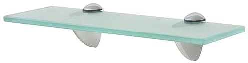 vidaXL Wand Regal Glasregal Glasboden Glasablage Badregal Glas 30x10 cm 8 mm