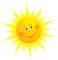 IMIKEYA Sonne Wandaufkleber Lächelnde Sonne Wandtattoo Wandsticker Wandaufkleber Wanddeko für Wohnzimmer Schlafzimmer Kinderzimmer