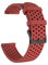 HEPUP 20 mm Uhrenarmband aus Silikon für SUunto 3 Fitness Armband für Polar Ignite/2/Unite Smartwatch Gürtel Schreibband (Farbe: Rot, Größe: Für Suunto 3 Fitness)