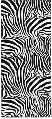 EgoMed Handtuch 30 x 70 cm, Handtuch, weiche Badehandtücher für Küche, Hotel, Fitnessstudio, Waschküche, Zebramuster