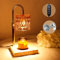 The Home District Candle Warmer Lamp - Dimmable Candle Warmer Lamp, with Timing Feature, Wooden Base and Height Adjustable Stand, for Melting Wax Candle.