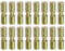 Create idea 16 Pairs Model Railway Train Rail Baseboard Alignment Dowels Dowel Pins Carbon Steel Alignment Pins Suitable for Ø 8 mm Hole