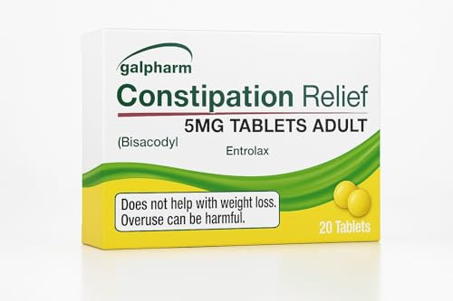 20 Adult - Constipation Relief Laxative 5mg Gastro Resistant Tablets, 20 Count