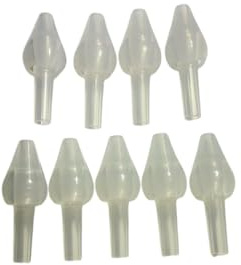 Mastertec Nasal Olives for Washing, Gentle Nasal Hygiene for Babies, Children and Adults. Made in Italy (9 Nasal Olives)