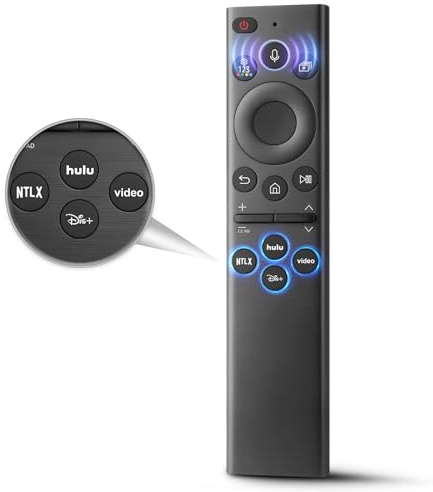 Voice Remote for Samsung-TV-Remote Replacement, Universal for 2019-2024 Samsung Smart TV Remote Control with Voice Control.No Solarcell.2-Year Warranty.