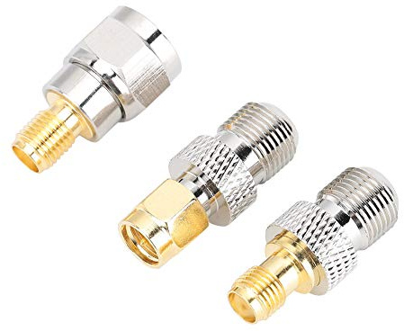 Stylebest 6st Mässing F-Typ Till SMA-adapter, Hållbar 50 Ohm-kontakt för Wi-Fi-radioantenner, Högpresterande Anslutning Av Ren Mässing