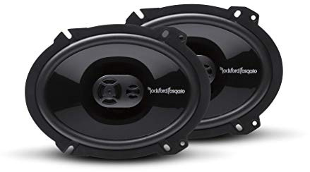 Rockford Fosgate P1683 Punch 6x8 3-Way Coaxial Full Range Speakers - Black (Pair)