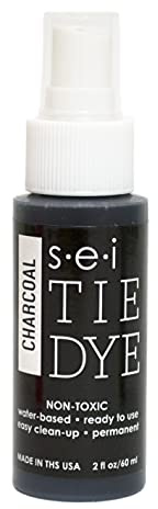 S·E·I S.E.I Charcoal Tie Dye Spray Bottle, 2- Ounces, Fabric Spray Dye