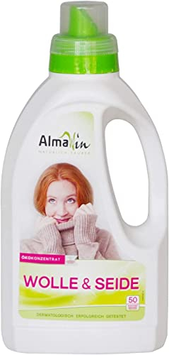 AlmaWin Detersivo in Lana e Seta - 50 Lavaggi, 750 ml