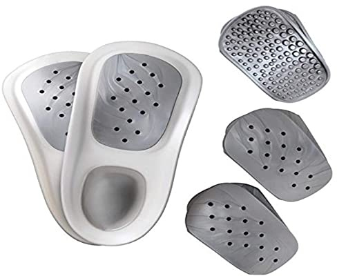 WalkFit Platinum - Plantillas ortopédicas para fascitis plantar, alivio del dolor del pie, espalda, cadera, pierna y rodilla, mejoran la alineación del equilibrio (hombres 41-42 / mujeres 40,5-41)