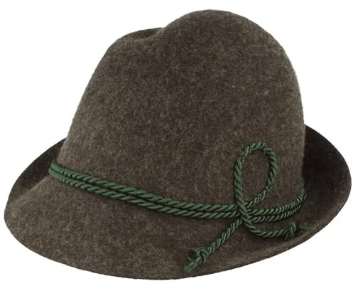 Breiter Trachtenhut Anthrazit Größe L (58-59)