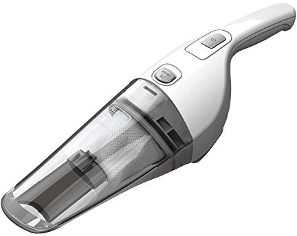 BLACK+DECKER dustbuster AdvancedClean Cordless Handheld HNV220BCZ10FF, Hand Vacuum, Blend, White, Grey, One Size