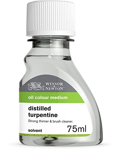 Winsor & Newton 3021744 Balsam Terpentinöl, Künstler, Lösungsmittel für Ölfarben, 75ml Flasche