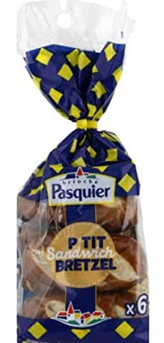 Brioche Pasquier Pains façon Bretzel - Les 6 pains de 45g