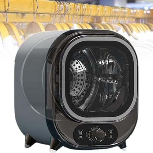 URJWAN SèChe-Linge Ventilé, Petit SèChe-Linge Compact à Condensateur Portable, Parfait pour Une Utilisation sur Un Comptoir Ou Au Mur, Capacité De Charge De 0,8 Kg,A-110V
