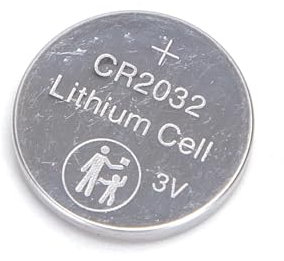 Pila de botón CR2032 de 3 V, Paquete de 2, Ideal para Dispositivos electrónicos, mandos a Distancia y Relojes.