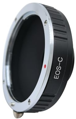 Adattatore per obiettivo da EF/EF-S a C, adattatore da EF/EF-S a C per obiettivi Canon EOS EF e EF-S su fotocamere C-Mount