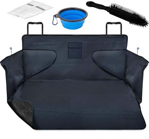smartpeas Kofferraumdecke Für Hunde XXL – Kofferraumschutz Für Jedes Auto – Anti-Rutschbeschichtung – Robuste Hundedecke Mit Seitenschutz 185 * 105 * 36 cm