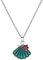 Prinzessin Lillifee Kette mit Anhänger 925 Sterling Silber Mädchen Kinder Halsschmuck, 35+3 cm, Türkis, Muschel, Kommt in Schmuck Geschenk Box, 2031164