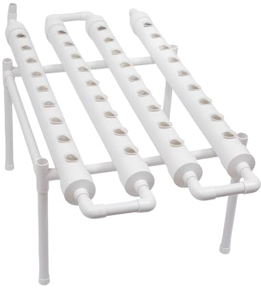 YESTAIM Hydroponic Site Grow Kit Hydroponisches Anbausystem 36 Pflanzen Basis Anbausystem Gemüse Und Hydroponik Mit Schlauch Für Haus Garten Büro Anbaukit Gartensystem Obst