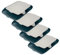 Leitz A4 Briefkorb mit Organiser, 4er Pack, Samtgrau, Cosy-Serie, 52590089