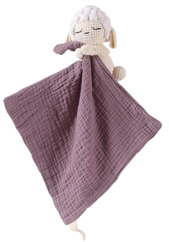 BBYP Lamb Animals Cow Security Animal Security Blanket Blanket Infant Nursery Character Blanket Luxury Snuggler Plush Baby Lovey Lamb