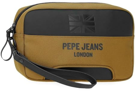 Pepe Jeans Bromley Bolso de Mano Amarillo 24,5x15x6 cms Poliéster by Joumma Bags